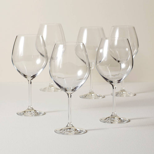 Year & Day Plain Tall Glasses, Set of 4 - Warm Gray