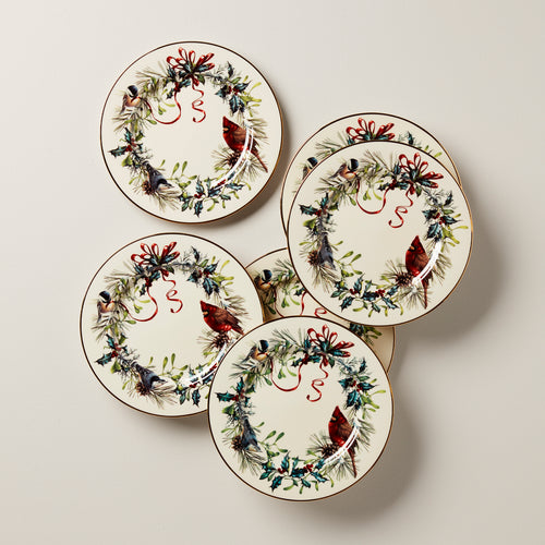 Winter Greetings 6-Piece Dinner Plate Set – Lenox Corporation