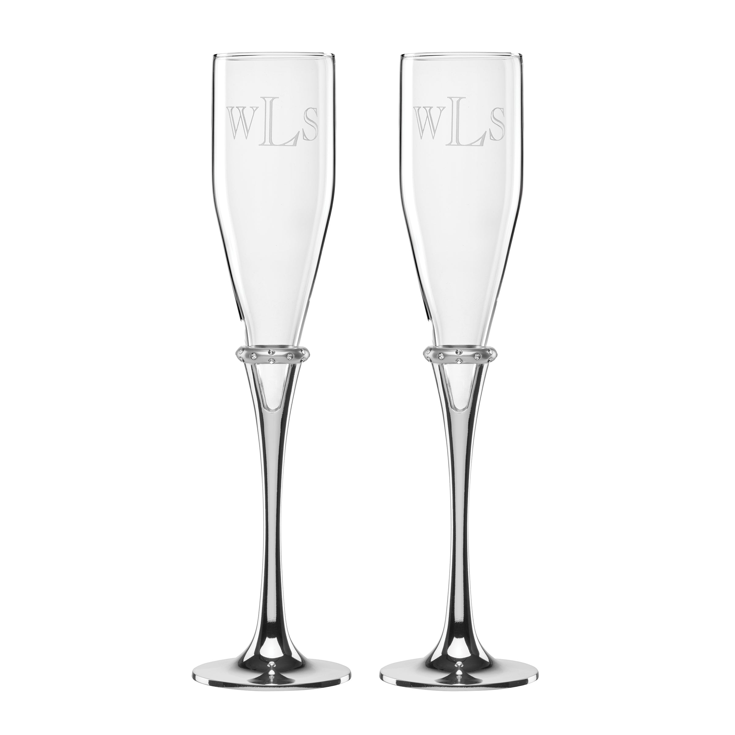 Extra tall French Champagne Flutes