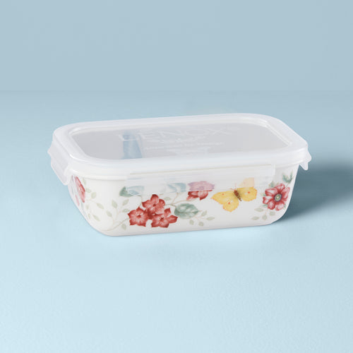 Lenox 890086 Butterfly Meadow Small Glass Food Storage Container