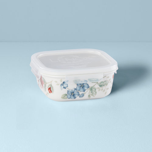 Lenox 890086 Butterfly Meadow Small Glass Food Storage Container