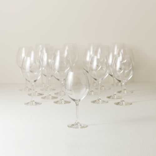 LENOX TUSCANY CLASSICS BALLOON WINE GLASSES SET OF 4 RED WINE GLASSES 8 3/4”