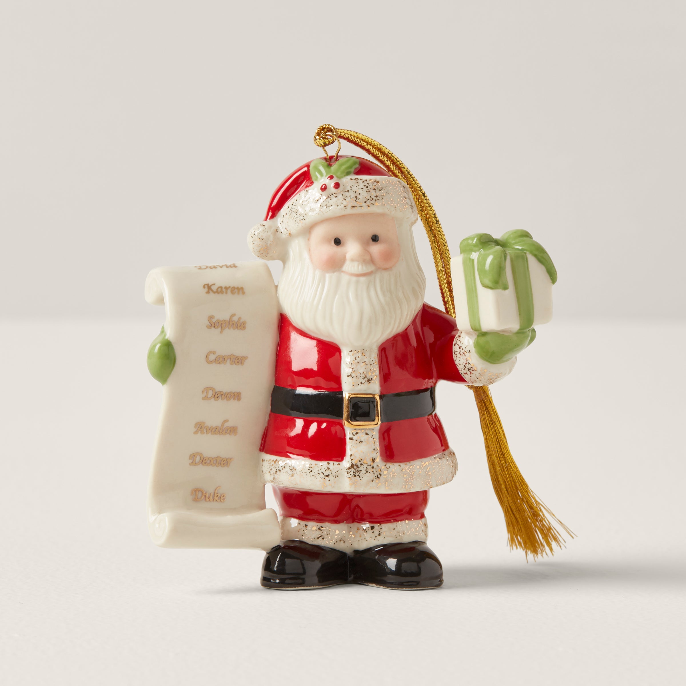 Image of Personalized Santa's Naughty & Nice List Ornament