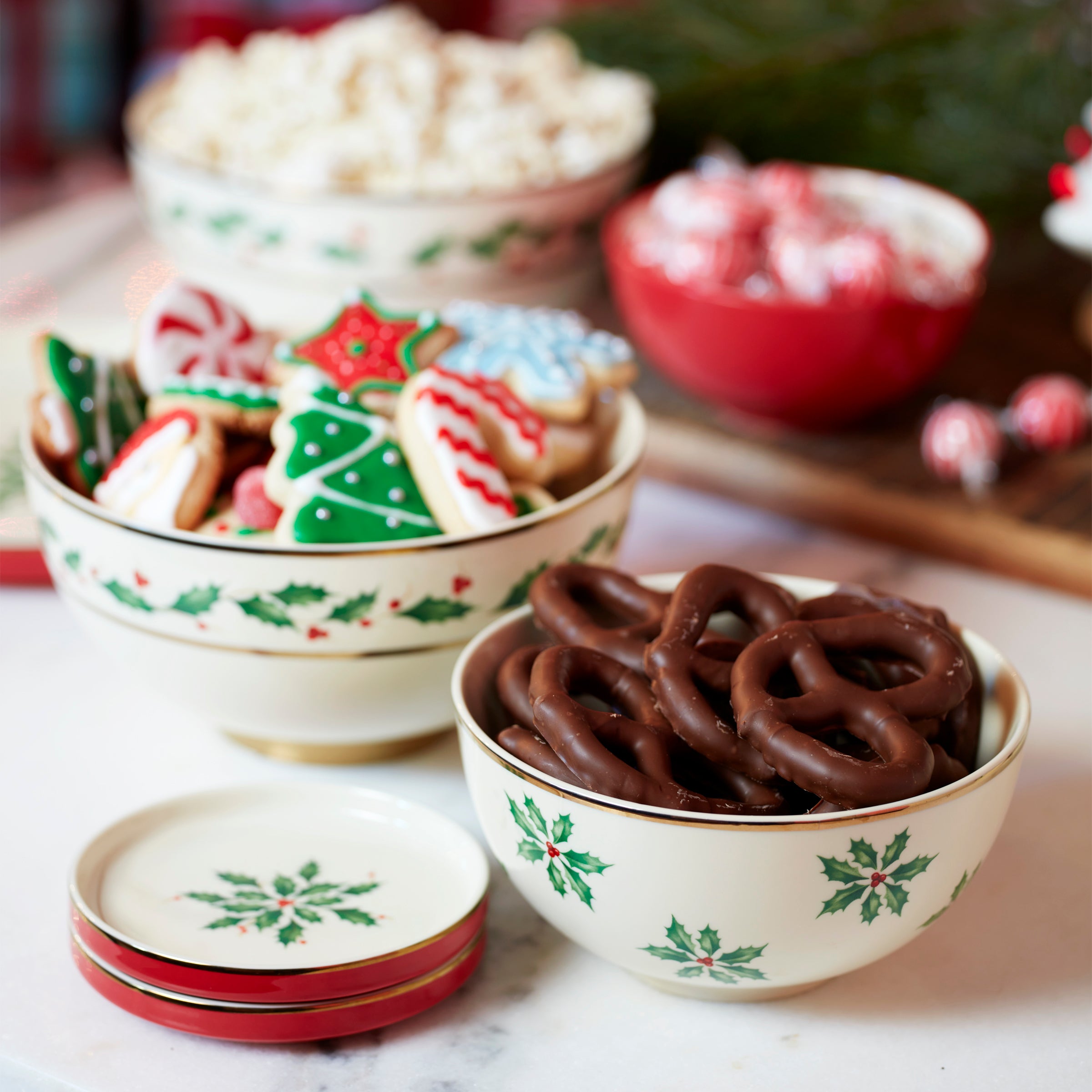 Holiday Plaid All-Purpose Bowls, Set of 4 – Lenox Corporation