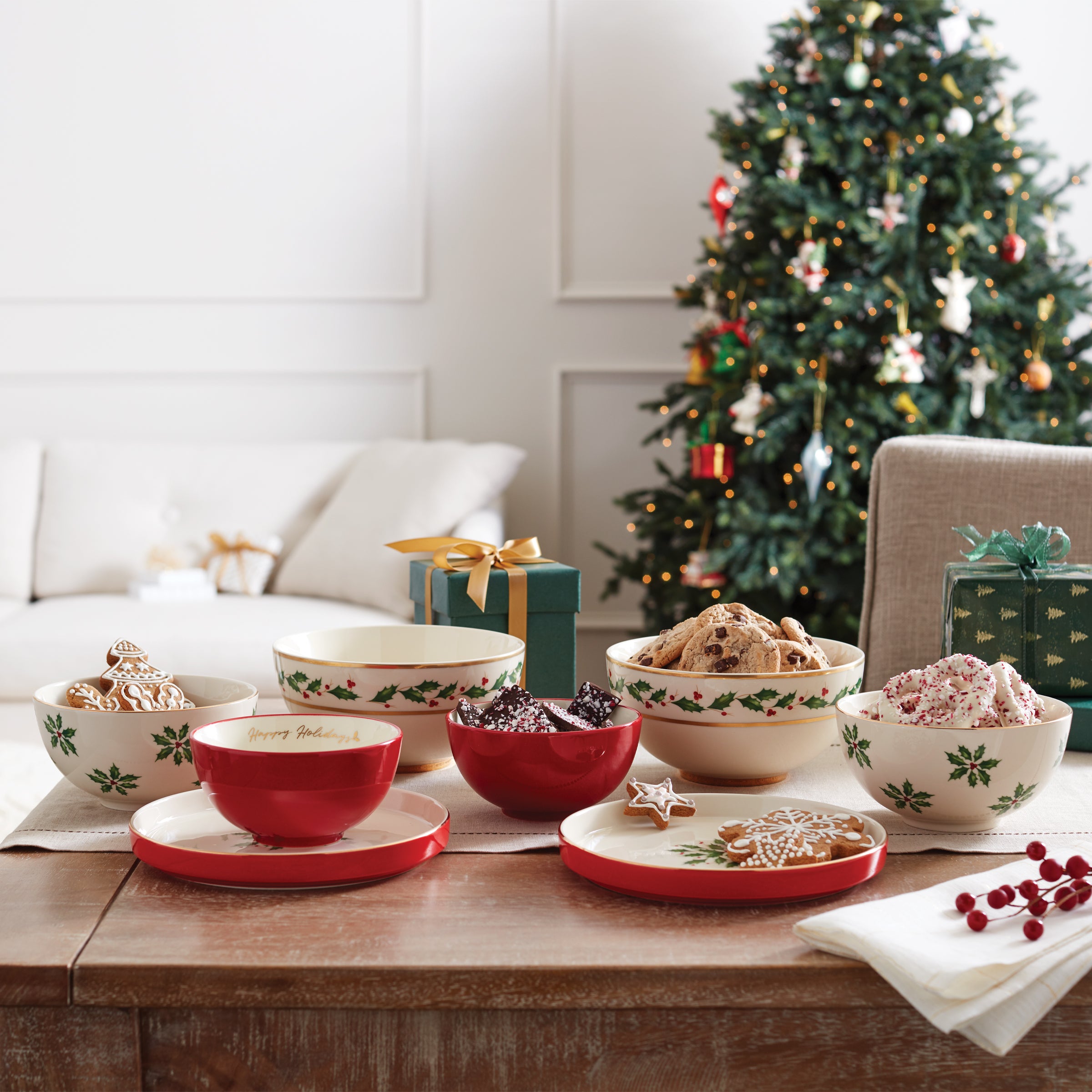 Holiday Plaid All-Purpose Bowls, Set of 4 – Lenox Corporation