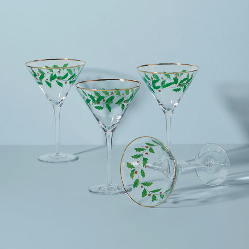 Lenox Holiday Gems Hand Painted Balloon Wine Glasses Set of Six. Set 2 –  BINCHEY'S LLC.