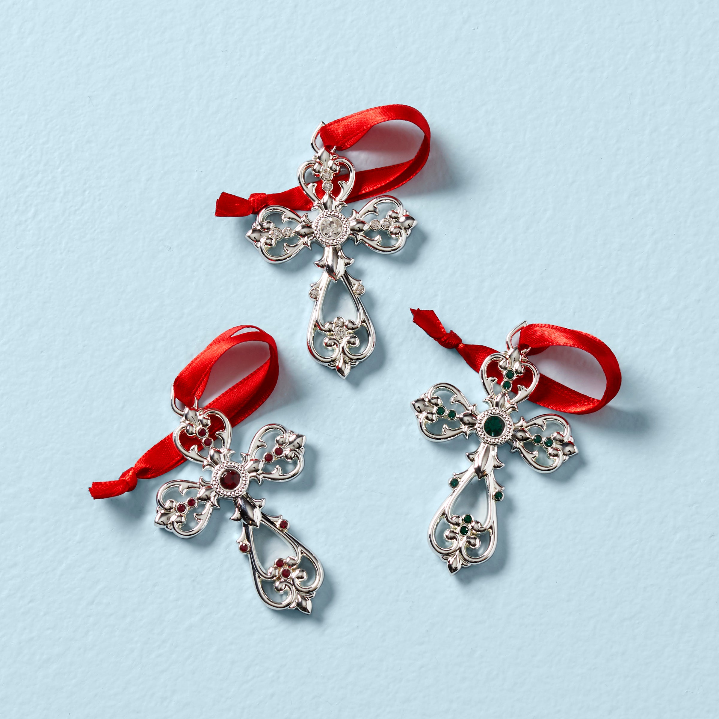 Image of Mini Cross<br> Ornament Set