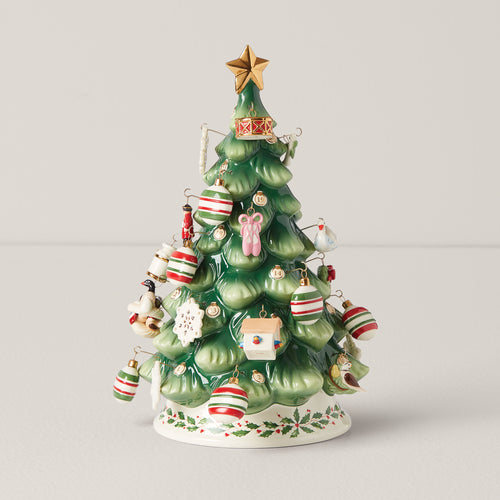 Treasured Traditions Ivory Light-Up Tree Figurine – Lenox Corporation