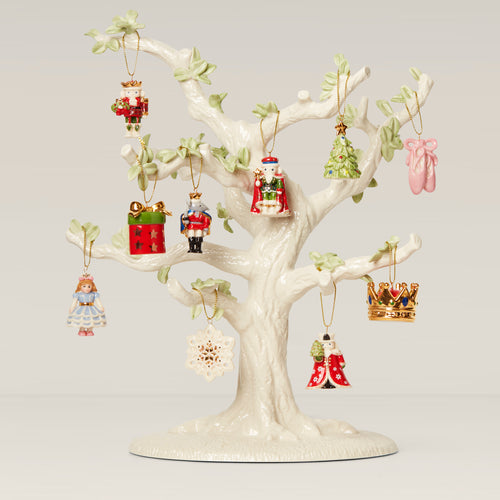 Snowflake 10-Piece Ornament & Tree Set – Lenox Corporation