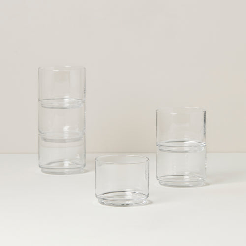 Stackable Everyday Glasses by Toyo-Sasaki Glass