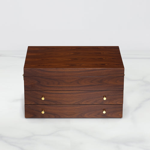 A MADE TO ORDER TABLEWARE MONOGRAM TRUNK