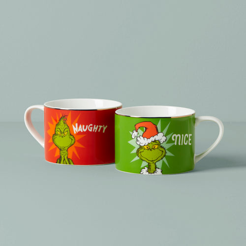 Dr. Seuss The Grinch Mug Set – 4 Pieces