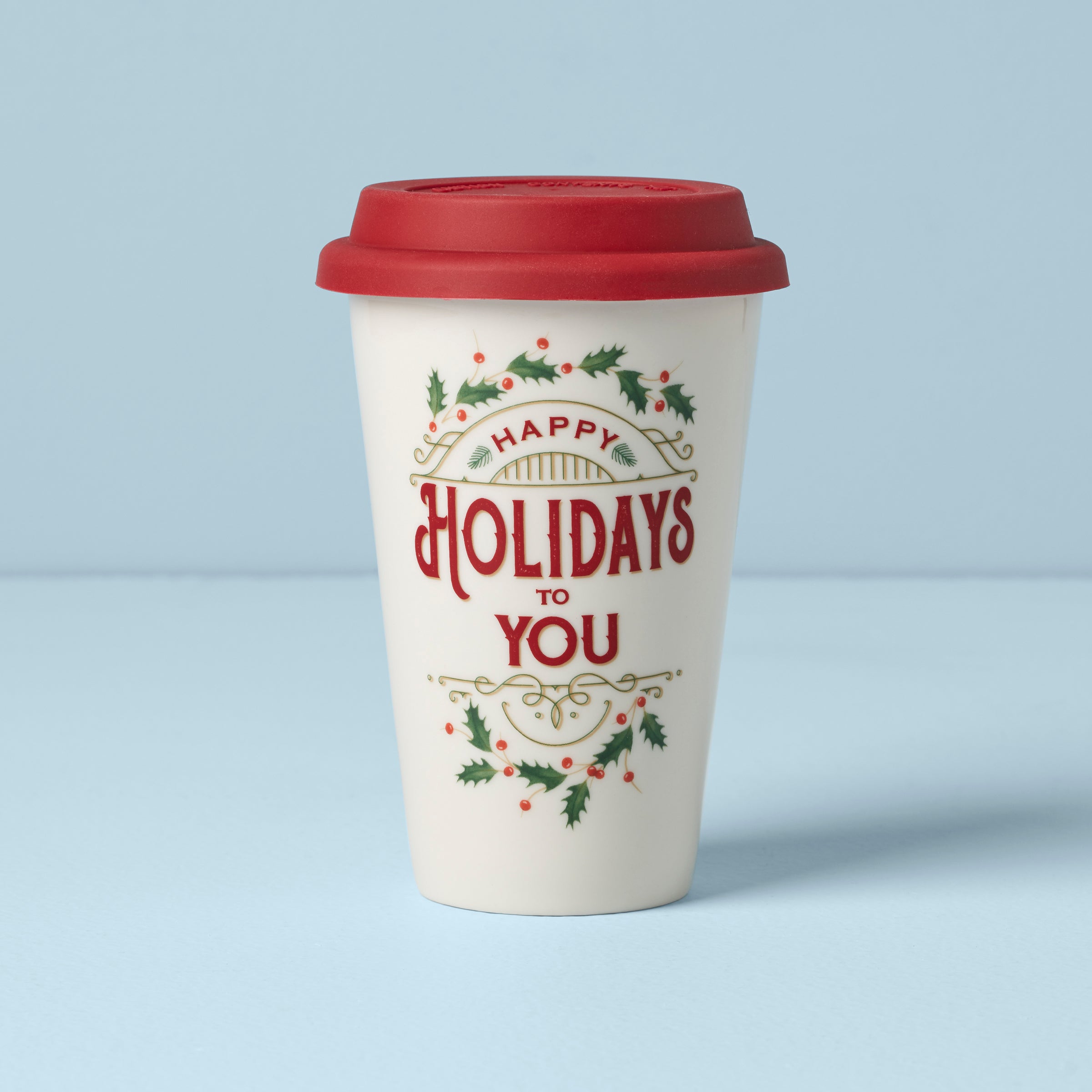 Image of Happy Holidays<br> To You Travel Mug