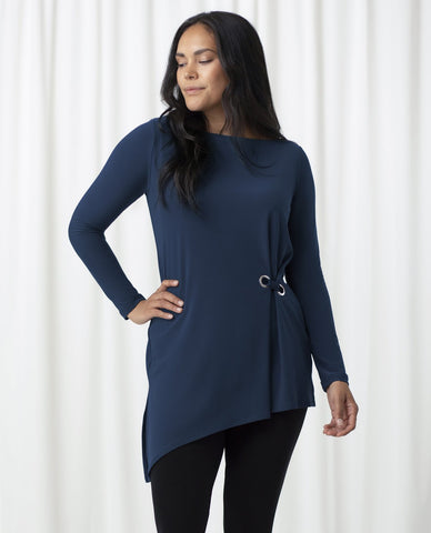 SYMPLI 23168-3 HALO ANGLE TUNIC LONG SLEEVE