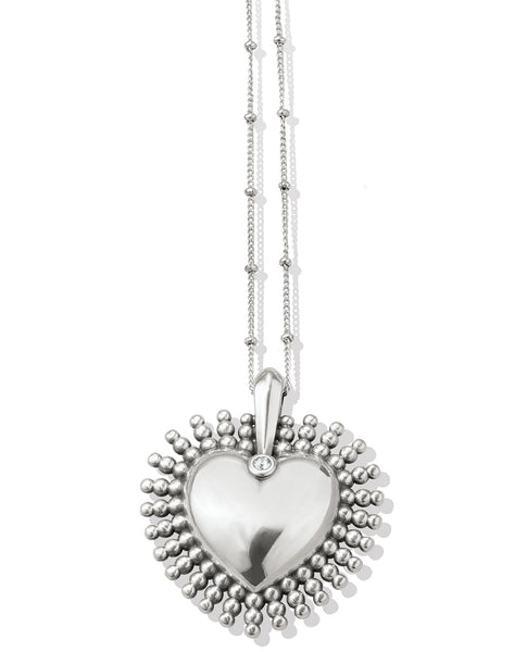 brighton diamond heart necklace