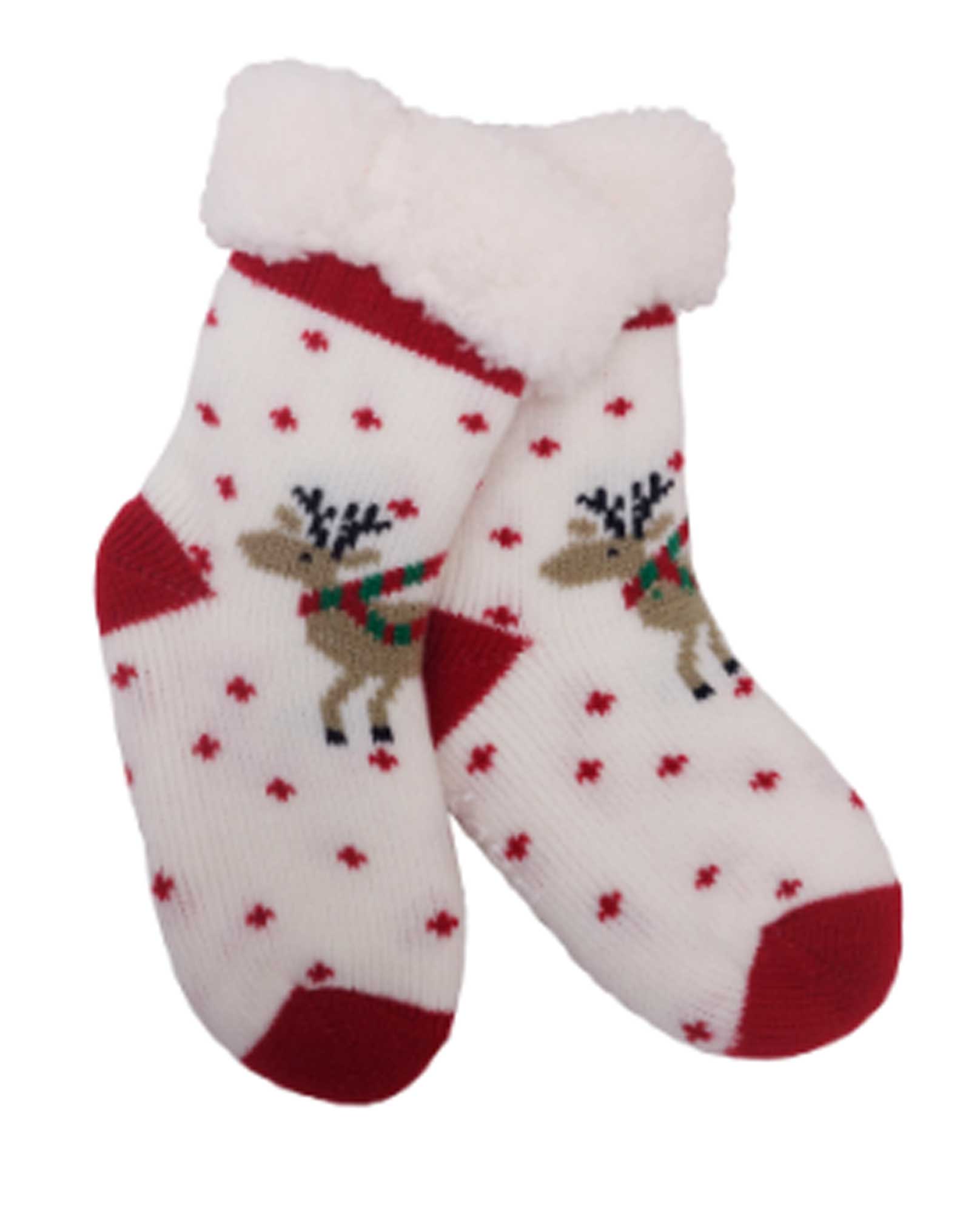 baby christmas slipper socks