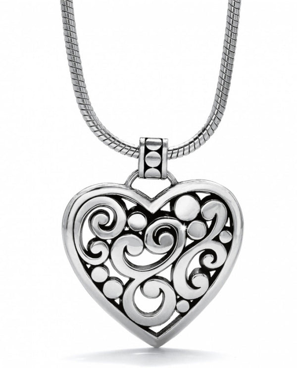 Reno Heart Badge Clip Necklace – Alapage Boutique