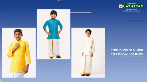 Ethnic Wear Rules To Follow For Kids