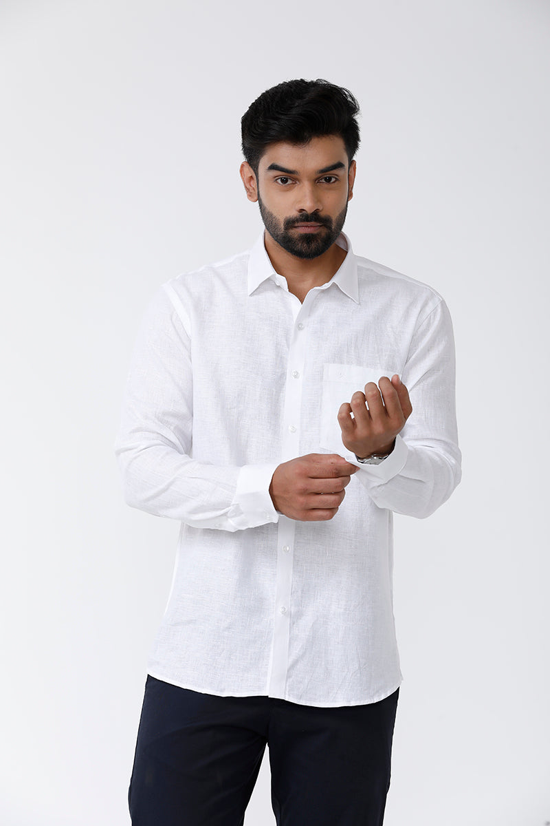 Butter Soft White Shirts - 2 Pcs Combo Pack – Uathayam