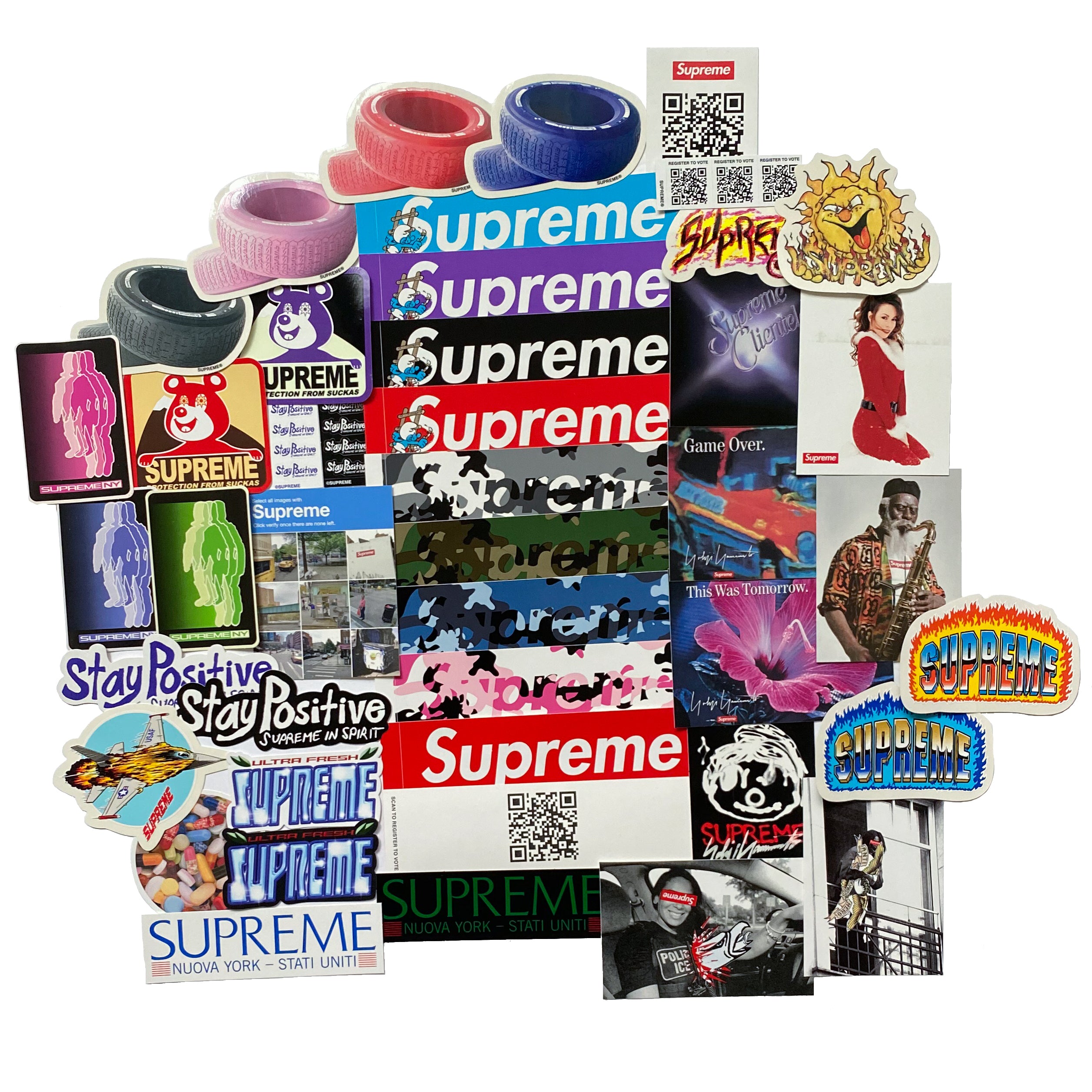 Supreme 2020 20 SS 希少 Paint Logo Sticker 通販