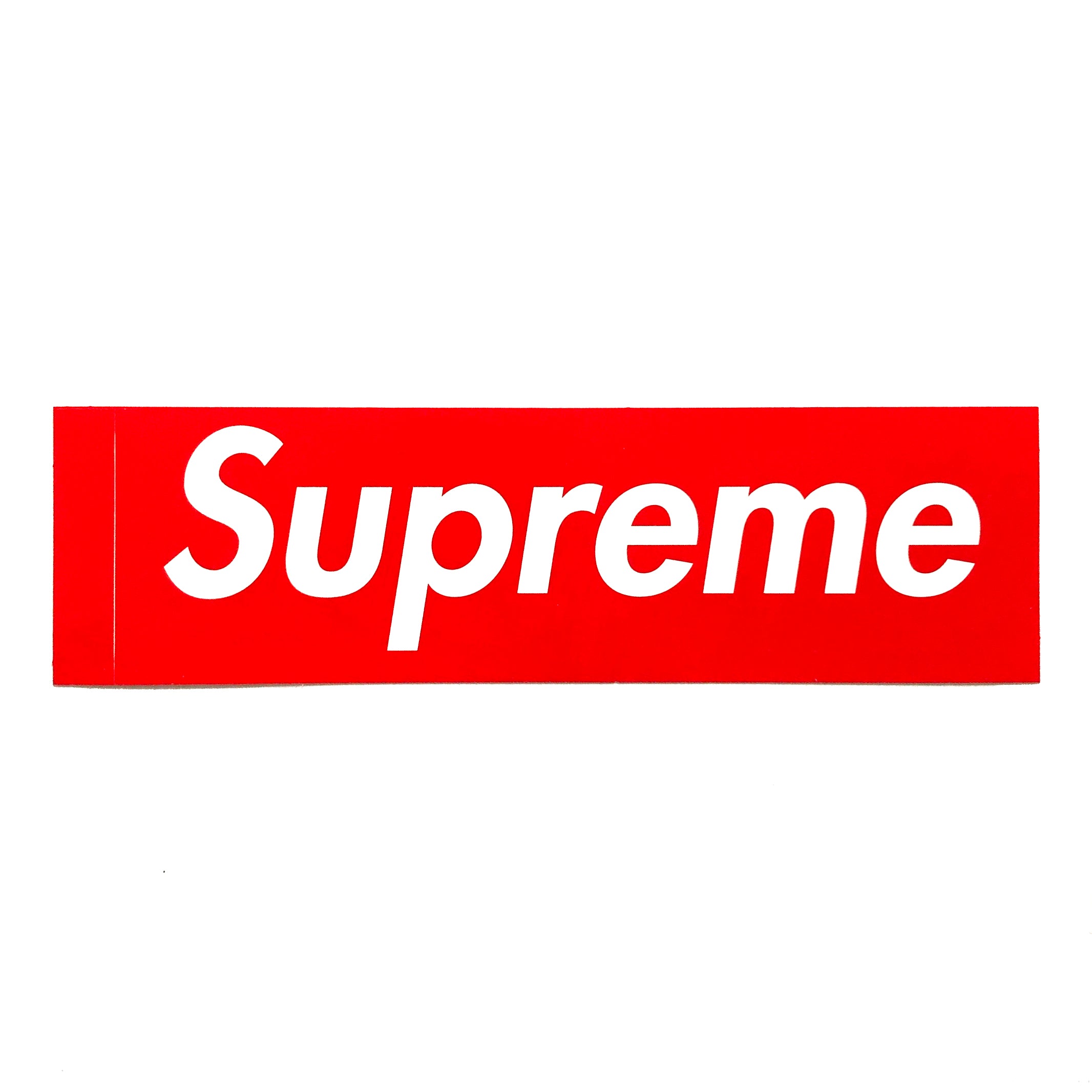 red supreme sticker