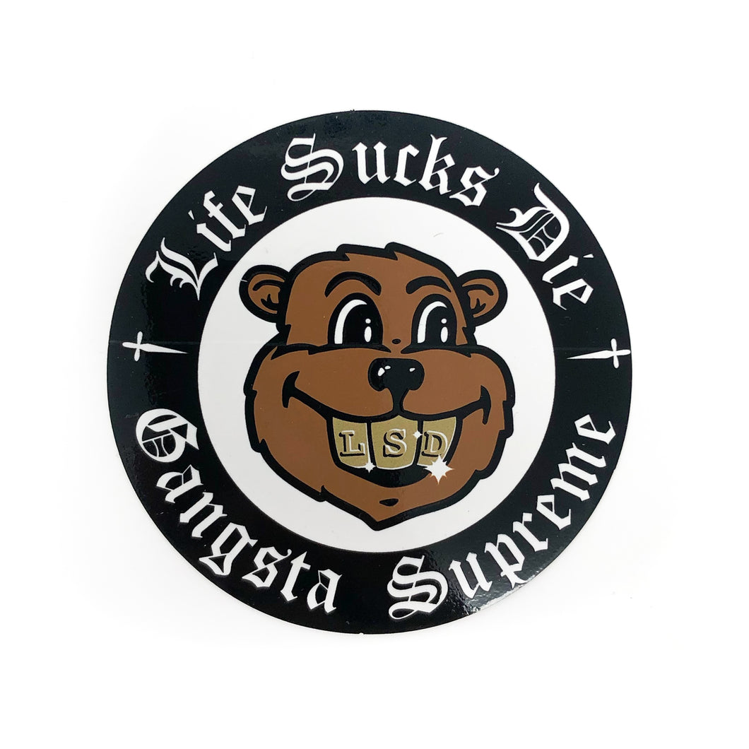Supreme Lsd Gangsta Bear Sticker Fall Winter 2018 Supreme Stickers