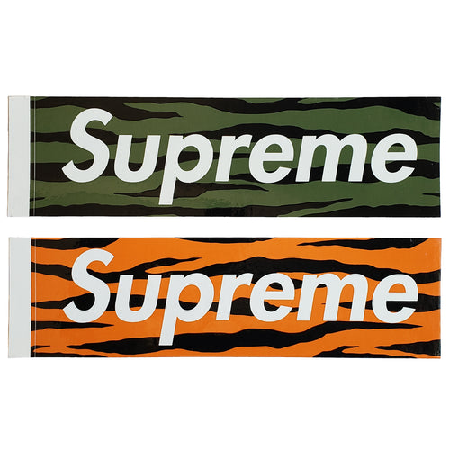 Supreme Paisley Bandana Box Logo Stickers