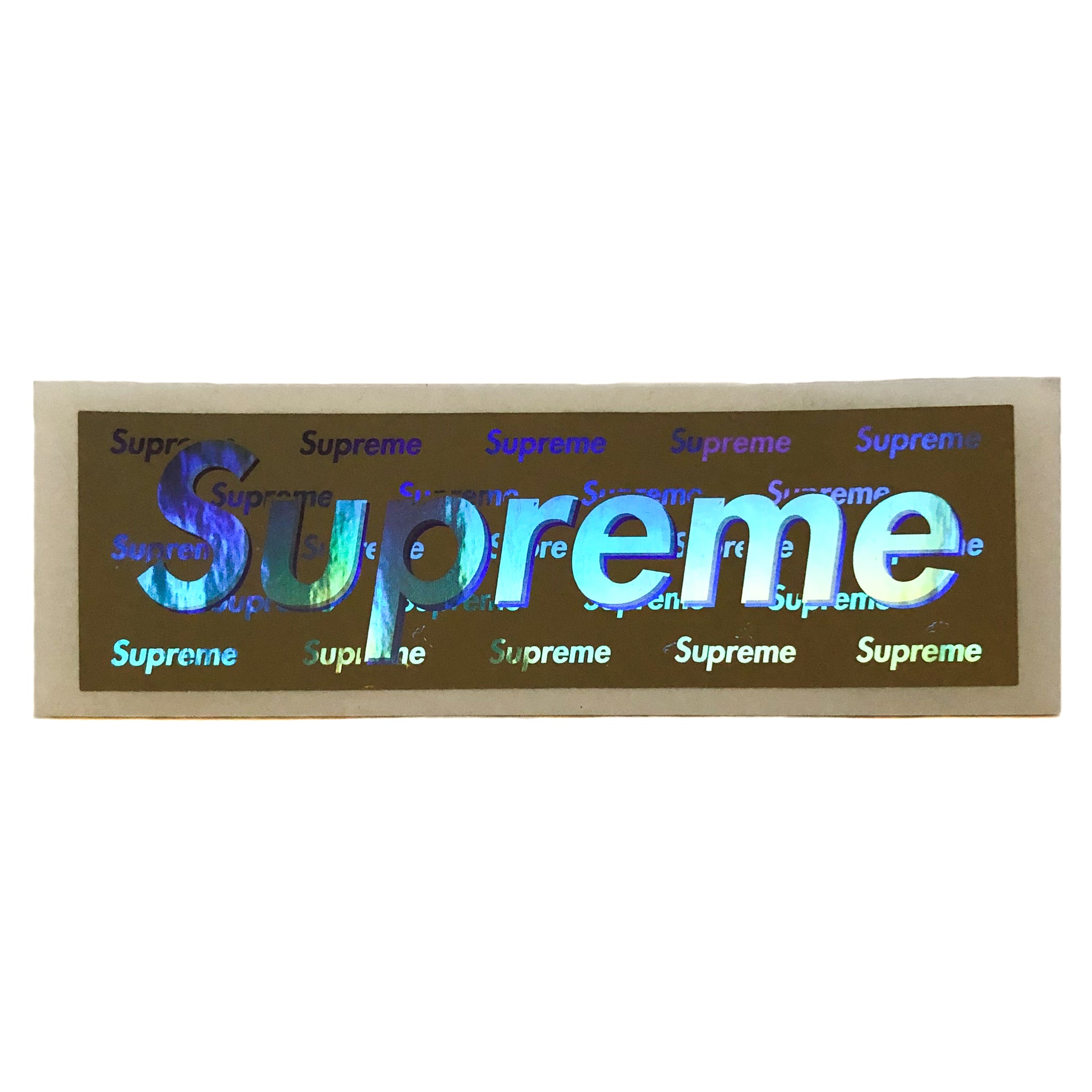 Supreme Holographic Foil Box Logo Stickers | 2015 | Supreme Stickers