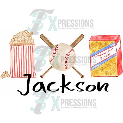 Personalized Peanuts, Baseball, and Cracker Jacks
