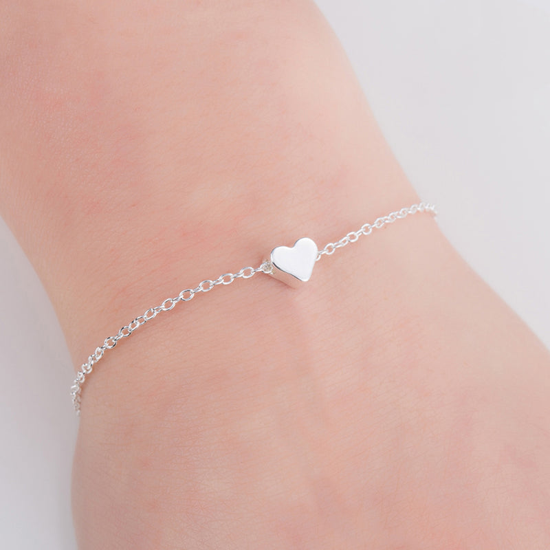 Simple Small Double-Layered Dainty Bracelet Jewelry Valentine Gift For Girl  Friend Sterling Silver Bracelet | Fashion Bracelets | Accessories-  ByGoods.Com