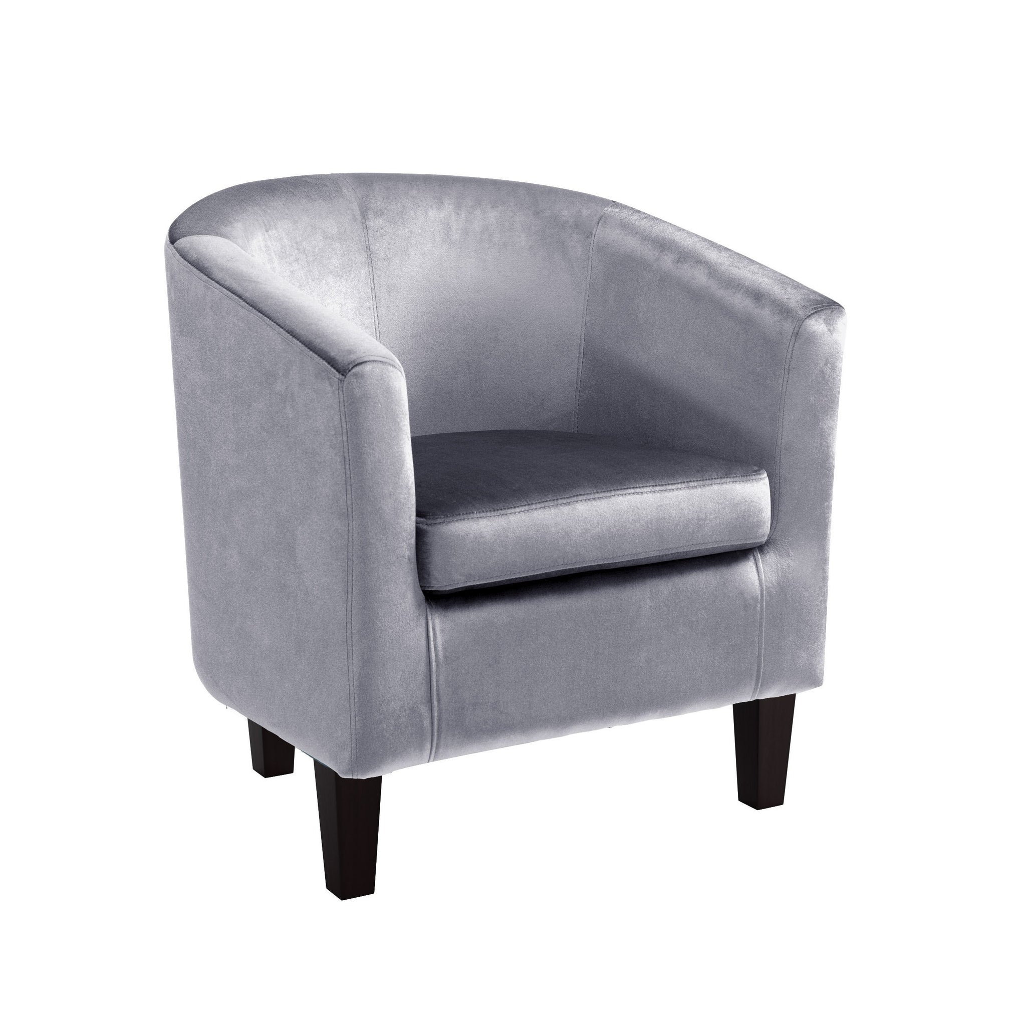 antonio tub chair in velvet clearance  final sale