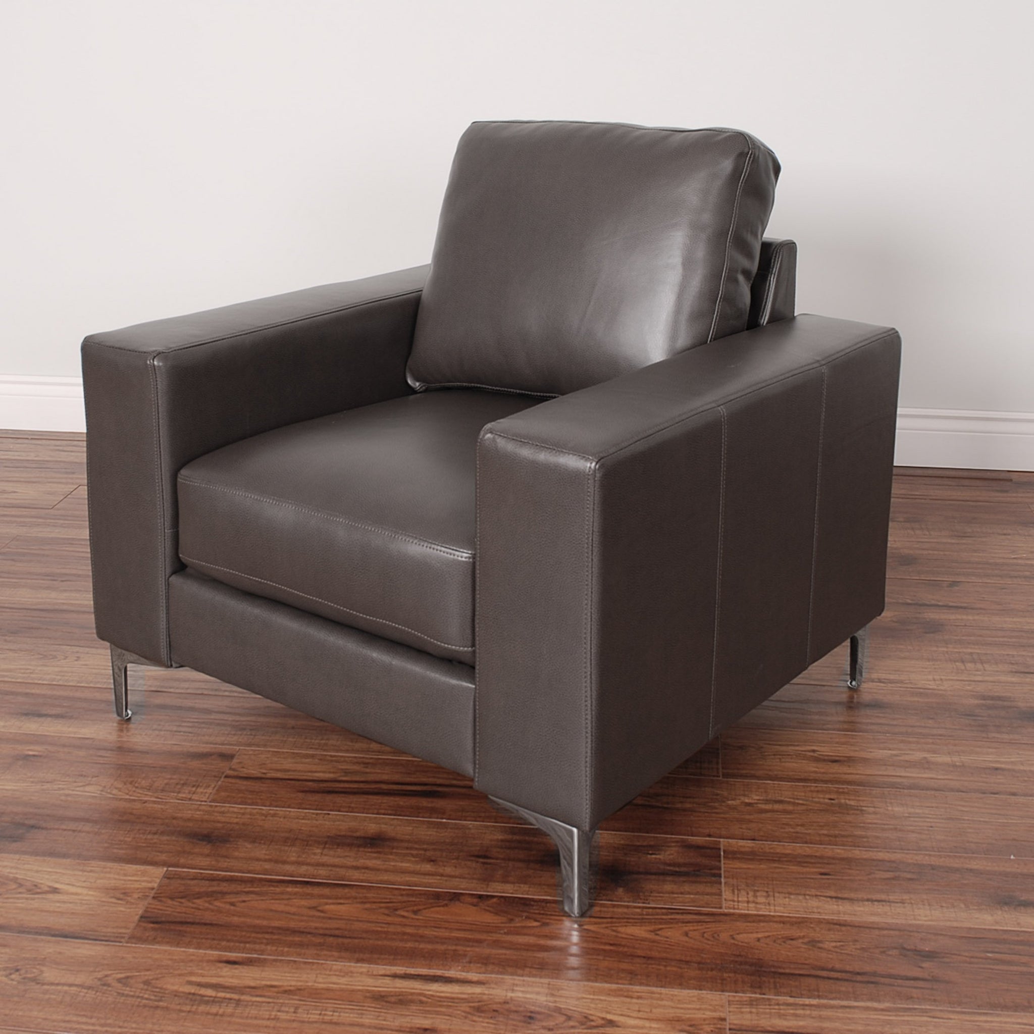 cory contemporary bonded leather chair  clearance  final sale