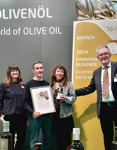 Award from professional visitors in the Olive Oil Award competition, Biofach