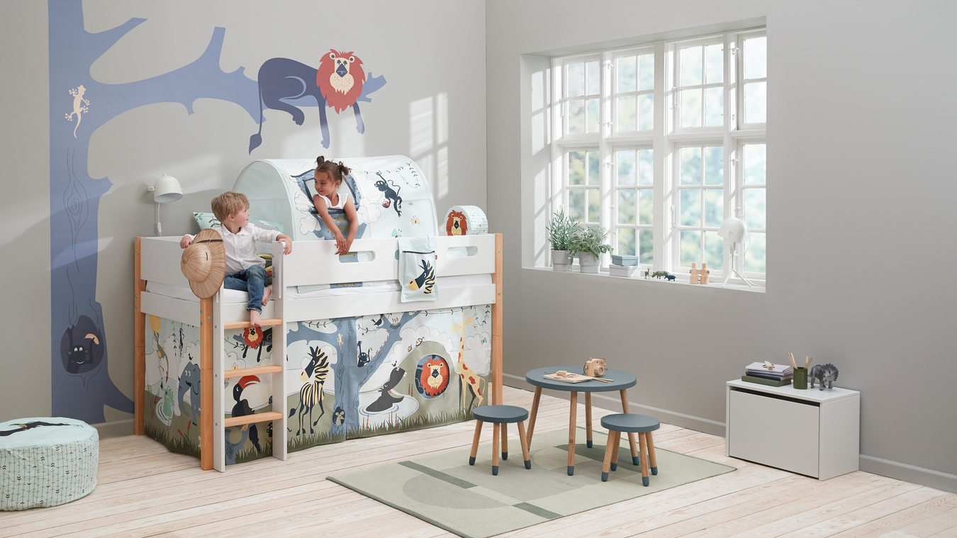 kids high bed