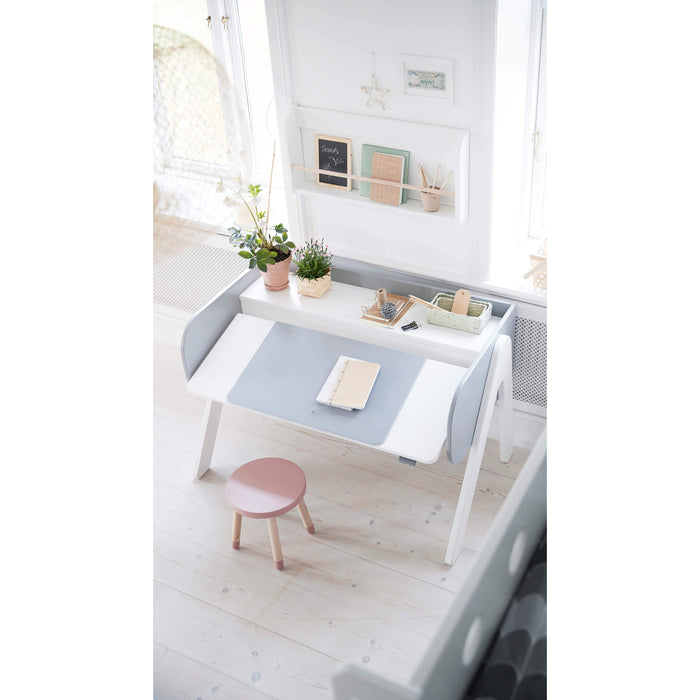 Study - Woody desk - Full White/Full White - Kids Furniture | Flexa USA