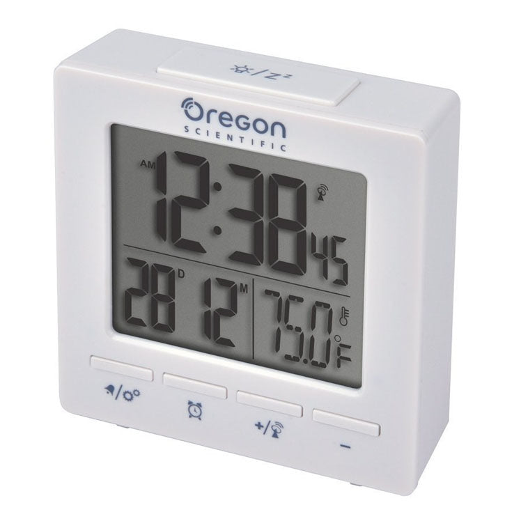 sharp alarm clock with temperature gauge