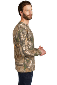 Russell Outdoors™ Realtree® Long Sleeve Explorer 100% Cotton T-Shirt with Pocket S020R