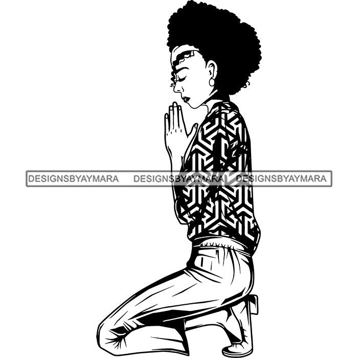 Download Afro Lola Woman Praying God Lord Knee Prayers Pray Believe ...