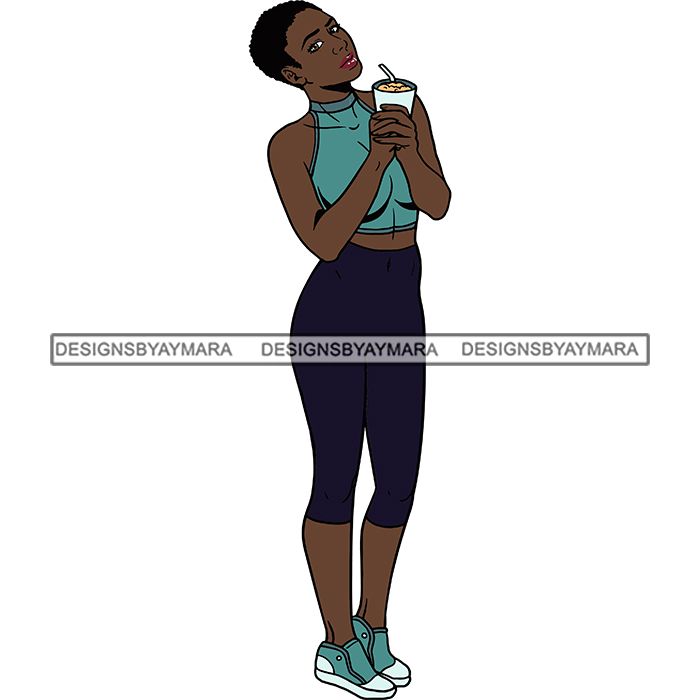 Download Melanin Love Chilling Eating Drinking SVG Files For ...