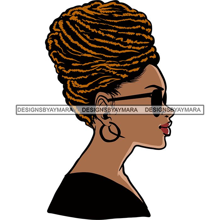 Download Afro African American Lady Woman Classy Nubian SVG Cutting ...