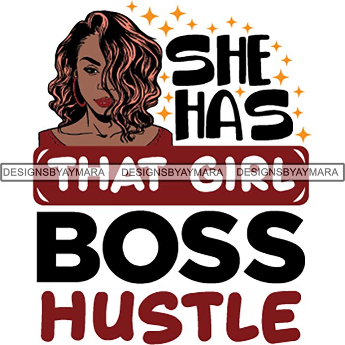 Download Strong Successful Afro Woman Quotes .SVG Cutting Files For Silhouette - DesignsByAymara