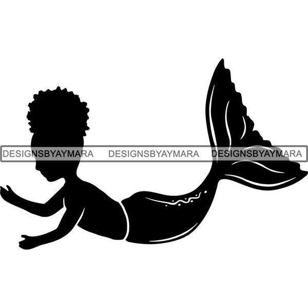 Free Free 271 Baby Mermaid Silhouette Svg SVG PNG EPS DXF File