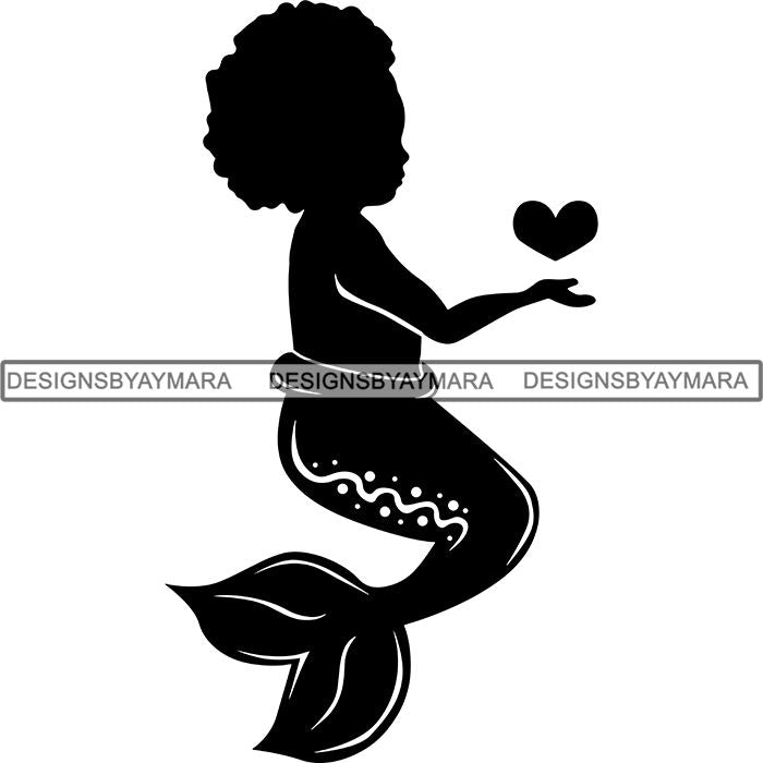 Free Free 186 Afro Mermaid Svg SVG PNG EPS DXF File