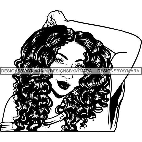 Download Afro Melanin Popping Nubian Queen SVG Cutting Files For ...