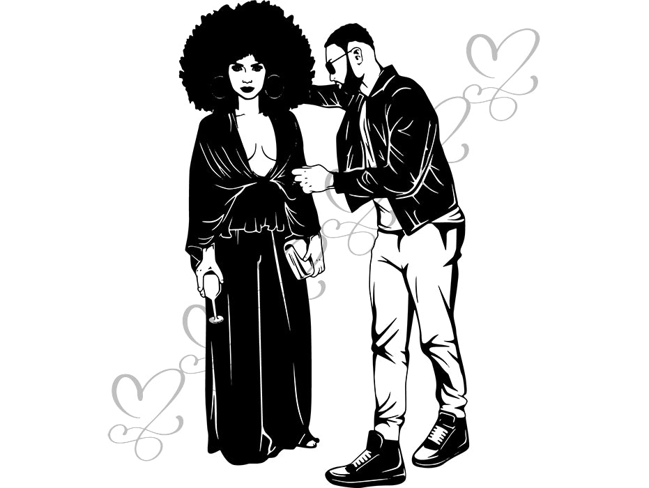 Download Black Couple Life Goals SVG Relationship African American ...