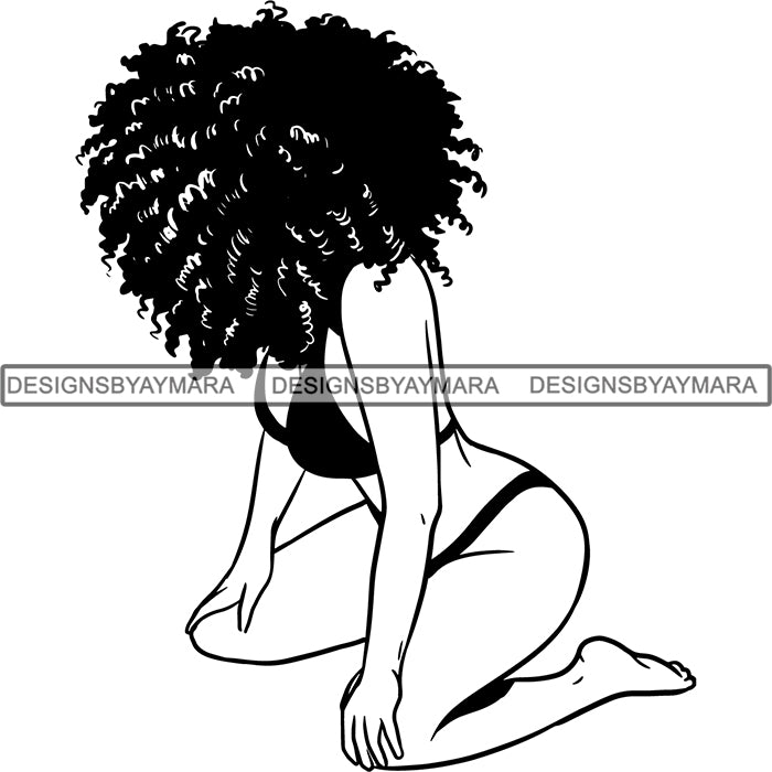 Download Afro Melanin Popping Nubian Queen SVG Cutting Files For ...