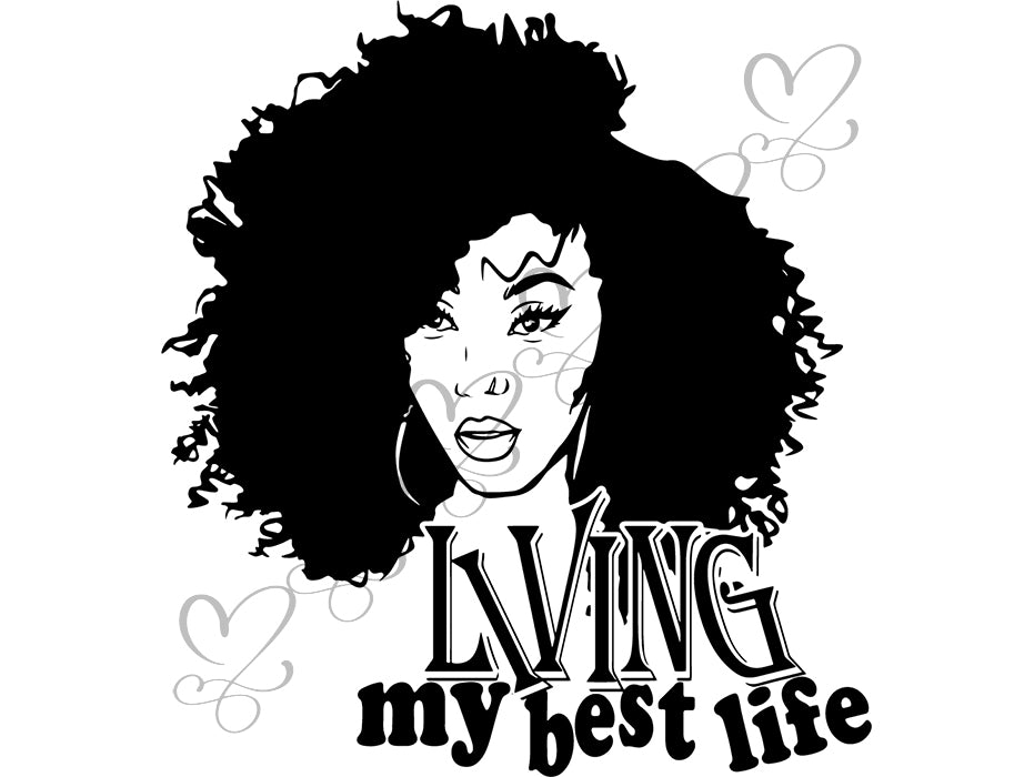 Afro Woman SVG African American Ethnicity Afro Puffy Hair 