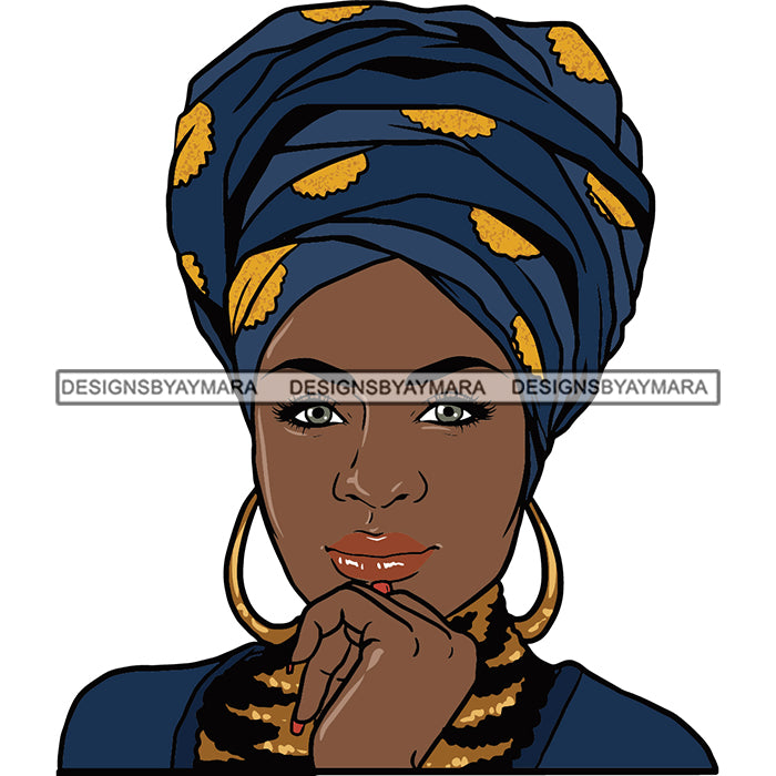 Download Bundle 20 Beautiful Woman Turban Head Wrap Hairstyle Svg Files For Cut Designsbyaymara