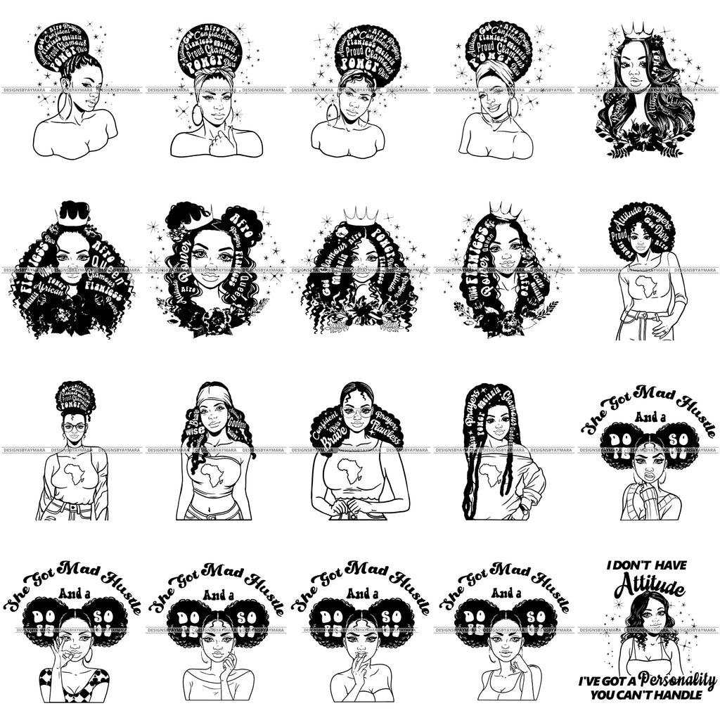 Download Black Woman Svg Black Girl Magic Afro Woman Svg Nubian Queen Fabulous Diva Turban Head Wrap Melanin Popping Beautiful Svg Classy Woman Dxf Clip Art Art Collectibles Tripod Ee