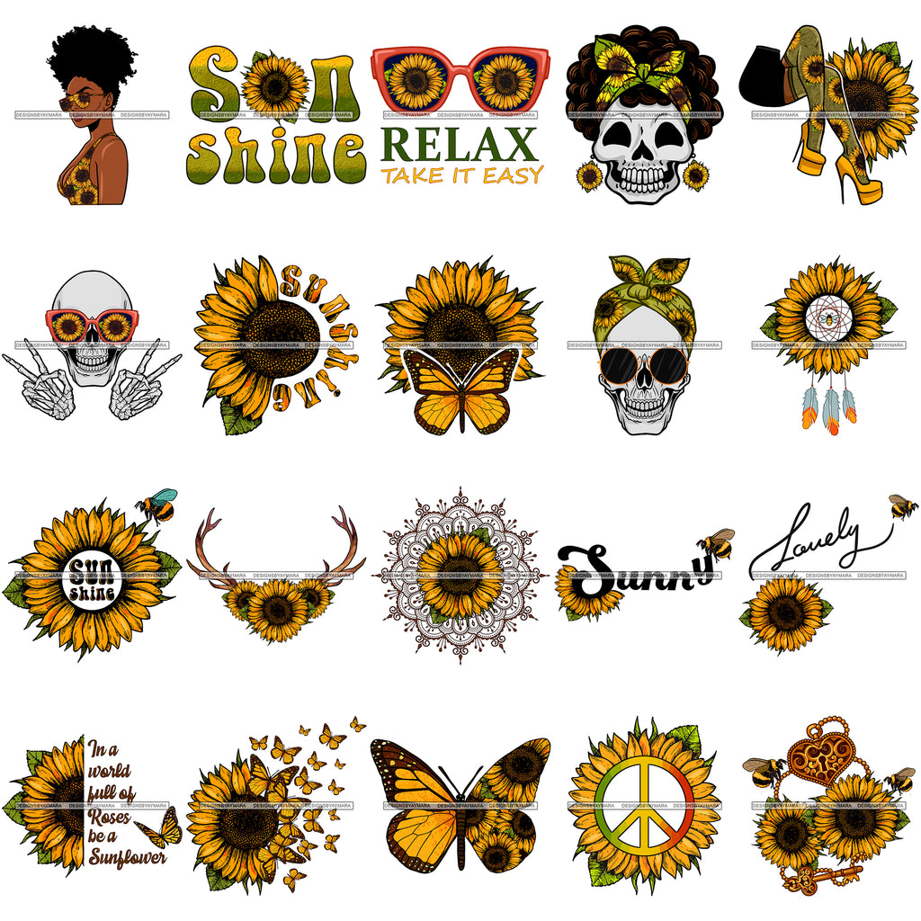 Free Free 114 Sunflower Vector Svg SVG PNG EPS DXF File